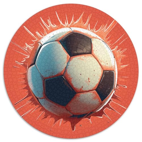 Fußball 1000 Stück Puzzle Für Erwachsene Clever Rätsel Farbenfrohes Für Erwachsene Und Kinder 1000pcs (67.5x67.5cm) von BZZOLASP