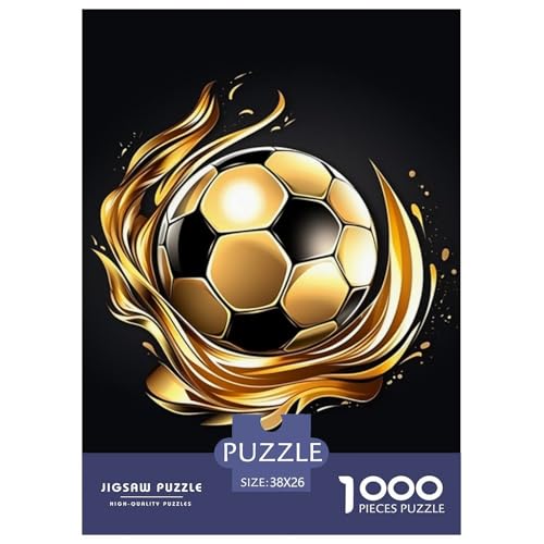 Fußball 1000 Stücke Challenge Puzzle Impossible Spiel Farbenfrohes Für Erwachsene Und Kinder 38x26cm/1000pcs Fußball 1000 Stücke Challenge Puzzle Impossible Spiel Farbenfrohes Für Erwachsene Und Kinder 38x26cm/1000pcs von BZZOLASP