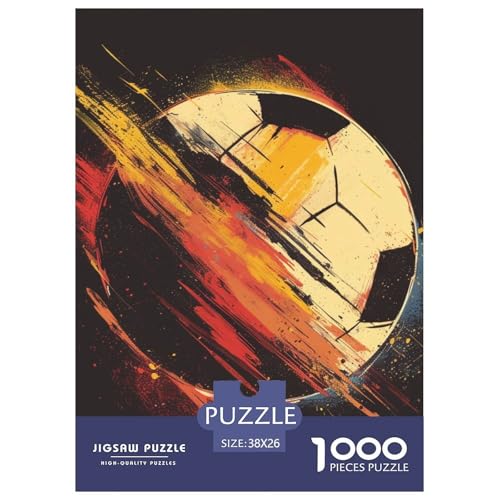 Fußball 1000 Teile Herausforderndes Puzzle Impossible Spiel Farbenfrohes Für Erwachsene Und Kinder 38x26cm/1000pcs Fußball 1000 Teile Herausforderndes Puzzle Impossible Spiel Farbenfrohes Für Erwachsene Und Kinder 38x26cm/1000pcs von BZZOLASP