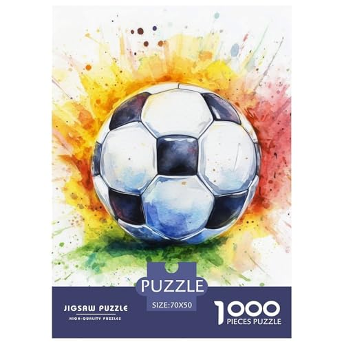 Fußball 1000 Teile Puzzles-Geschenk Farbenfrohes Für Erwachsene Und Kinder 70x50cm/1000pcs Fußball 1000 Teile Puzzles-Geschenk Farbenfrohes Für Erwachsene Und Kinder 70x50cm/1000pcs von BZZOLASP