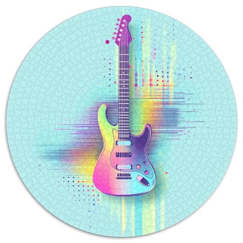 Gitarre 1000 Stück Animation Puzzles-Geschenk Clever Rätsel Farbenfrohes Für Erwachsene Und Kinder 1000pcs (67.5x67.5cm) von BZZOLASP