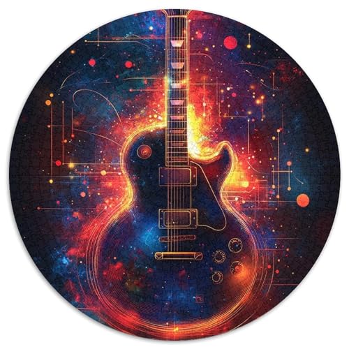 Gitarre 1000 Stück Challenge Puzzle Impossible Spiel Farbenfrohes Für Erwachsene Und Kinder 1000pcs (67.5x67.5cm) von BZZOLASP