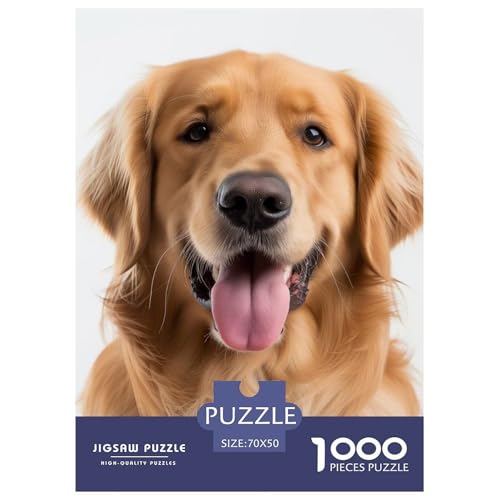 Goldener Retriever 1000 Teile Jigsaw Puzzles Impossible Spiel Clever Rätsel Für Erwachsene Und Kinder 70x50cm/1000pcs Goldener Retriever 1000 Teile Jigsaw Puzzles Impossible Spiel Clever Rätsel Für Erwachsene Und Kinder 70x50cm/1000pcs von BZZOLASP
