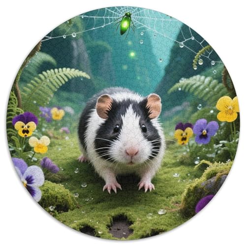 Guineeschwein 1000 Teile Jigsaw Puzzles Impossible Spiel Farbenfrohes Für Erwachsene Und Kinder 1000pcs (67.5x67.5cm) von BZZOLASP