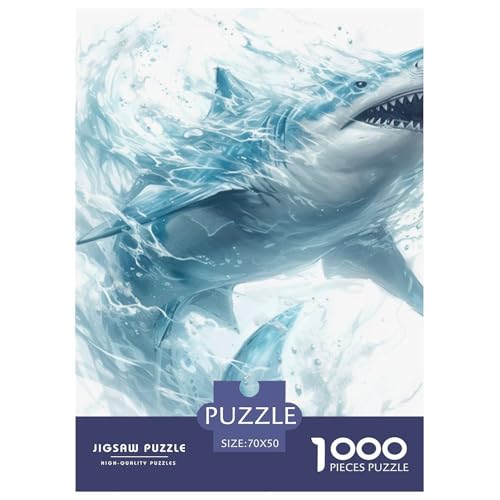 Hai 1000 Teile Jigsaw Puzzles Clever Rätsel Clever Rätsel Für Erwachsene Und Kinder 70x50cm/1000pcs Hai 1000 Teile Jigsaw Puzzles Clever Rätsel Clever Rätsel Für Erwachsene Und Kinder 70x50cm/1000pcs von BZZOLASP