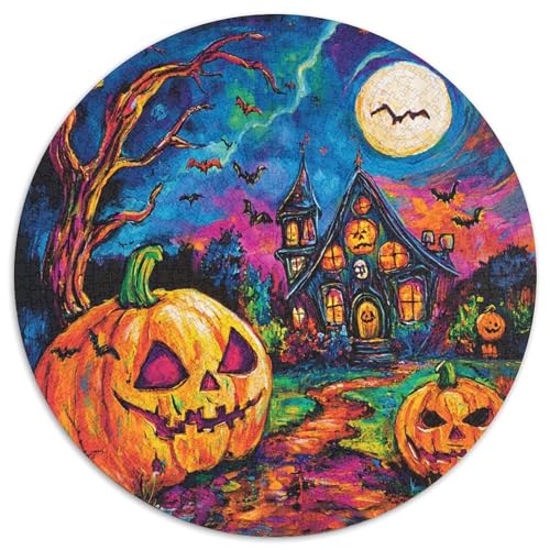 Halloween Dorf 1000 Stück Animation Challenge Puzzle Farbenfrohes Für Erwachsene Und Kinder 1000pcs (67.5x67.5cm) von BZZOLASP