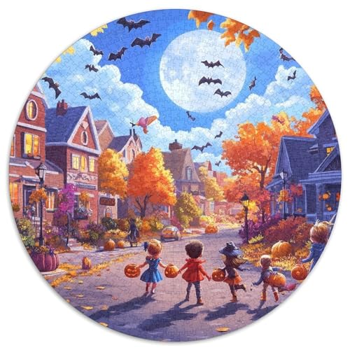 Halloween Dorf 1000 Stück Puzzles-Geschenk Farbenfrohes Für Erwachsene Und Kinder 1000pcs (67.5x67.5cm) von BZZOLASP