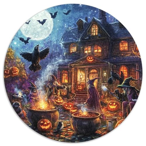 Halloween Dorf 1000 Teile Puzzles-Geschenk Farbenfrohes Für Erwachsene Und Kinder 1000pcs (67.5x67.5cm) von BZZOLASP