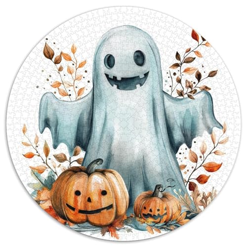 Halloween Geister und Monster 1000 Stück Herausforderndes Puzzle Farbenfrohes Für Erwachsene Und Kinder 1000pcs (67.5x67.5cm) von BZZOLASP
