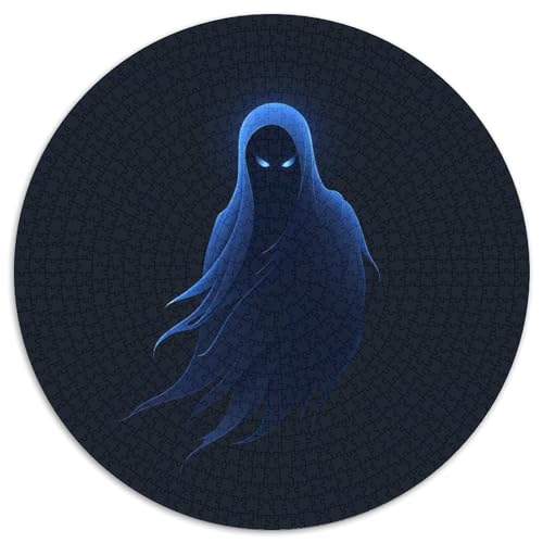 Halloween Geister und Monster 1000 Stück Herausforderndes Puzzle Impossible Spiel Clever Rätsel Für Erwachsene Und Kinder 1000pcs (67.5x67.5cm) von BZZOLASP