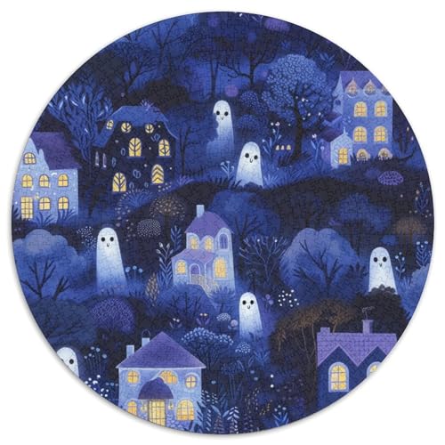 Halloween Geister und Monster 1000 Stück Puzzles-Geschenk Farbenfrohes Für Erwachsene Und Kinder 1000pcs (67.5x67.5cm) von BZZOLASP