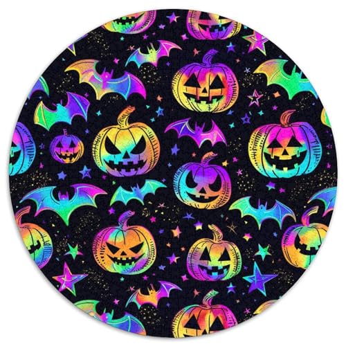 Halloween Kürbis 1000 Stück Puzzle Für Erwachsene Impossible Spiel Clever Rätsel Für Erwachsene Und Kinder 1000pcs (67.5x67.5cm) von BZZOLASP