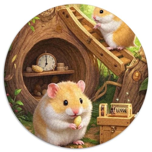 Hamster 1000 Stück Jigsaw Puzzles Impossible Spiel Farbenfrohes Für Erwachsene Und Kinder 1000pcs (67.5x67.5cm) von BZZOLASP