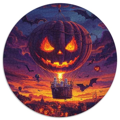 Heißluftballon 1000 Stück Animation Challenge Puzzle Impossible Spiel Farbenfrohes Für Erwachsene Und Kinder 1000pcs (67.5x67.5cm) von BZZOLASP