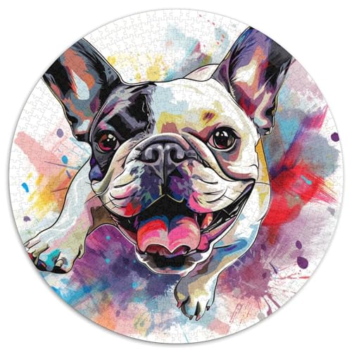 Hund 1000 Teile Jigsaw Puzzles Impossible Spiel Clever Rätsel Für Erwachsene Und Kinder 1000pcs (67.5x67.5cm) von BZZOLASP
