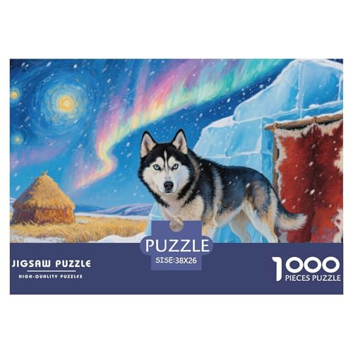 Husky 1000 Teile Wildtiere Puzzles-Geschenk Farbenfrohes Clever Rätsel Für Erwachsene Und Kinder 38x26cm/1000pcs Husky 1000 Teile Wildtiere Puzzles-Geschenk Farbenfrohes Clever Rätsel Für Erwachsene Und Kinder 38x26cm/1000pcs von BZZOLASP