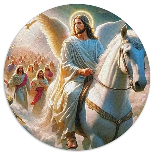 Jesus - Religion 1000 Stück Jesus - Religion Puzzle Für Erwachsene Farbenfrohes Clever Rätsel Für Erwachsene Und Kinder 1000pcs (67.5x67.5cm) von BZZOLASP