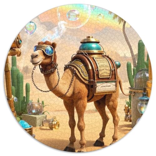 Kamel 1000 Stück Herausforderndes Puzzle Clever Rätsel Farbenfrohes Für Erwachsene Und Kinder 1000pcs (67.5x67.5cm) von BZZOLASP