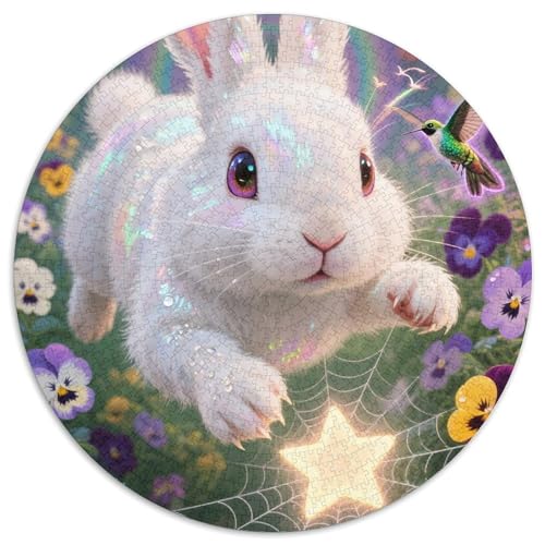 Kaninchen 1000 Teile Jigsaw Puzzles Impossible Spiel Clever Rätsel Für Erwachsene Und Kinder 1000pcs (67.5x67.5cm) von BZZOLASP