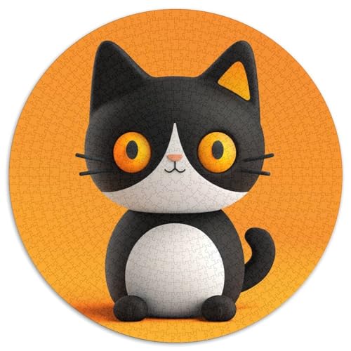 Katze 1000 Stück Puzzle Für Erwachsene Impossible Spiel Farbenfrohes Für Erwachsene Und Kinder 1000pcs (67.5x67.5cm) von BZZOLASP