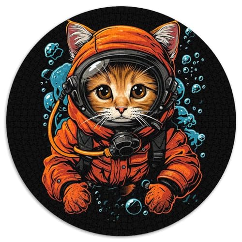 Katze 1000 Stück Puzzle Für Erwachsene Impossible Spiel Farbenfrohes Für Erwachsene Und Kinder 1000pcs (67.5x67.5cm) von BZZOLASP