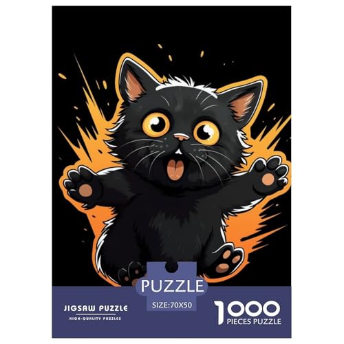 Katze 1000 Stücke Herausforderndes Puzzle Clever Rätsel Für Erwachsene Und Kinder 70x50cm/1000pcs Katze 1000 Stücke Herausforderndes Puzzle Clever Rätsel Für Erwachsene Und Kinder 70x50cm/1000pcs von BZZOLASP
