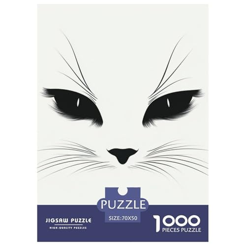 Katze 1000 Teile Puzzle Für Erwachsene Farbenfrohes Farbenfrohes Für Erwachsene Und Kinder 70x50cm/1000pcs Katze 1000 Teile Puzzle Für Erwachsene Farbenfrohes Farbenfrohes Für Erwachsene Und Kinder 70x50cm/1000pcs von BZZOLASP