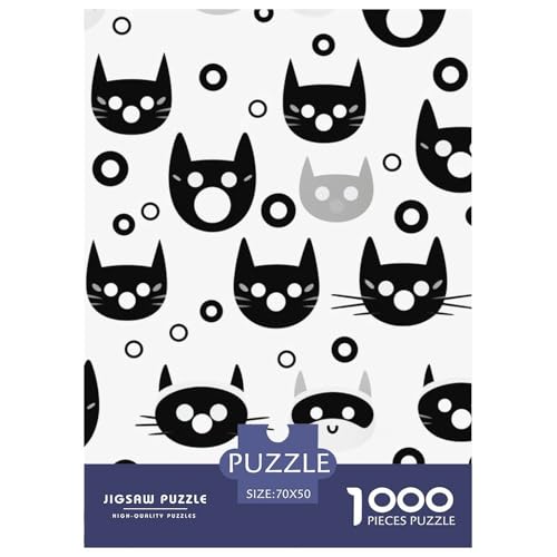 Katze 1000 Teile Puzzles-Geschenk Farbenfrohes Für Erwachsene Und Kinder 70x50cm/1000pcs Katze 1000 Teile Puzzles-Geschenk Farbenfrohes Für Erwachsene Und Kinder 70x50cm/1000pcs von BZZOLASP