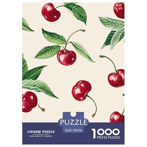 Kirsche 1000 Stücke Herausforderndes Puzzle Impossible Spiel Farbenfrohes Für Erwachsene Und Kinder 70x50cm/1000pcs Kirsche 1000 Stücke Herausforderndes Puzzle Impossible Spiel Farbenfrohes Für Erwachsene Und Kinder 70x50cm/1000pcs von BZZOLASP