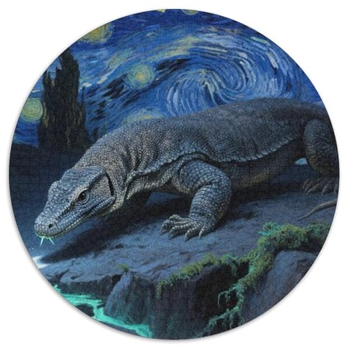 Crocodile Drachen 1000 Stück Wildtiere Jigsaw Puzzles Clever Rätsel Für Erwachsene Und Kinder 1000pcs (67.5x67.5cm) von BZZOLASP