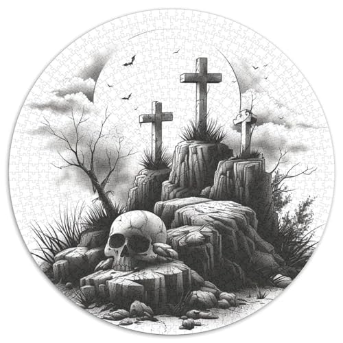 Kreuz 1000 Stück Puzzle Für Erwachsene Impossible Spiel Farbenfrohes Für Erwachsene Und Kinder 1000pcs (67.5x67.5cm) von BZZOLASP