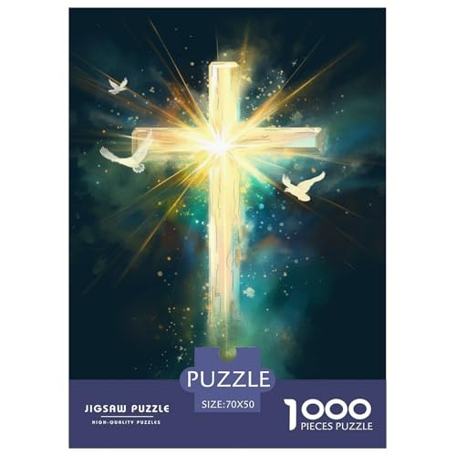 Kreuz 1000 Teile Puzzles-Geschenk Impossible Spiel Clever Rätsel Für Erwachsene Und Kinder 70x50cm/1000pcs Kreuz 1000 Teile Puzzles-Geschenk Impossible Spiel Clever Rätsel Für Erwachsene Und Kinder 70x50cm/1000pcs von BZZOLASP