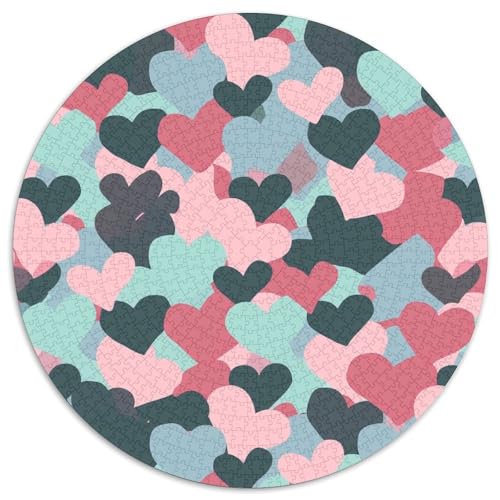 Liebe 1000 Teile Puzzles-Geschenk Farbenfrohes Für Erwachsene Und Kinder 1000pcs (67.5x67.5cm) von BZZOLASP