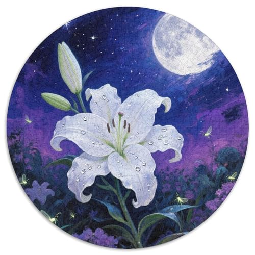 Lilie 1000 Stück Blume Puzzle Für Erwachsene Clever Rätsel Für Erwachsene Und Kinder 1000pcs (67.5x67.5cm) von BZZOLASP
