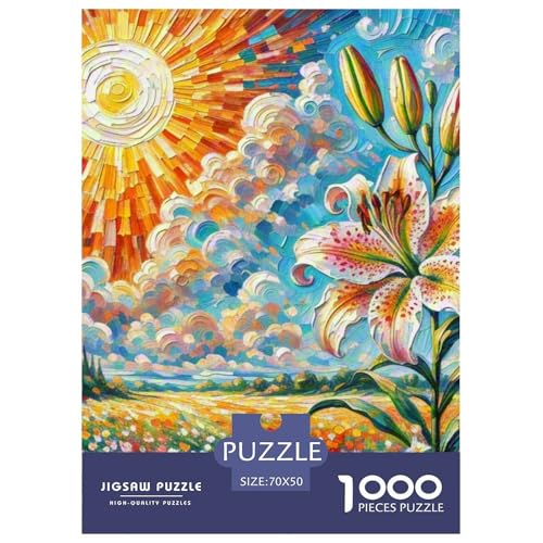 Lilie 1000 Stücke Landschaft Herausforderndes Puzzle Clever Rätsel Farbenfrohes Für Erwachsene Und Kinder 70x50cm/1000pcs Lilie 1000 Stücke Landschaft Herausforderndes Puzzle Clever Rätsel Farbenfrohes Für Erwachsene Und Kinder 70x50cm/1000pcs von BZZOLASP