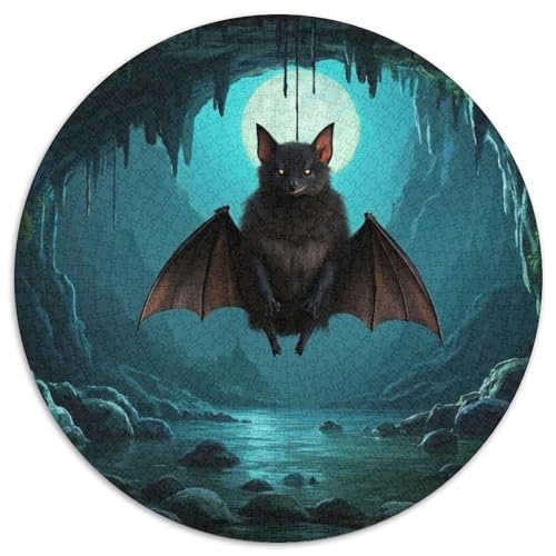 Little Fledermaus 1000 Stück Wildtiere Herausforderndes Puzzle Farbenfrohes Clever Rätsel Für Erwachsene Und Kinder 1000pcs (67.5x67.5cm) von BZZOLASP
