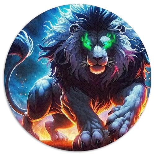 Löwen 1000 Stück Löwen Jigsaw Puzzles Impossible Game Farbenfrohes Für Erwachsene Und Kinder 1000pcs (67.5x67.5cm) von BZZOLASP