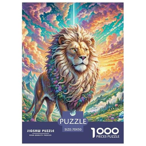 Löwen 1000 Stücke Tiere Herausforderndes Puzzle Farbenfrohes Für Erwachsene Und Kinder 70x50cm/1000pcs Löwen 1000 Stücke Tiere Herausforderndes Puzzle Farbenfrohes Für Erwachsene Und Kinder 70x50cm/1000pcs von BZZOLASP