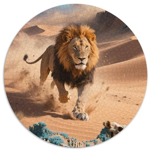Löwen 1000 Teile Puzzles-Geschenk Impossible Spiel Clever Rätsel Für Erwachsene Und Kinder 1000pcs (67.5x67.5cm) von BZZOLASP