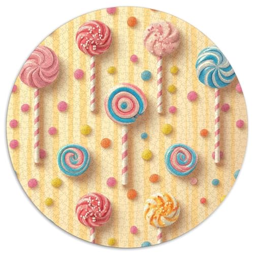 Lollipop 1000 Stück Puzzle Für Erwachsene Impossible Spiel Farbenfrohes Für Erwachsene Und Kinder 1000pcs (67.5x67.5cm) von BZZOLASP
