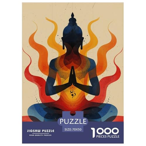 Meditation 1000 Teile Jigsaw Puzzles Impossible Spiel Farbenfrohes Für Erwachsene Und Kinder 70x50cm/1000pcs Meditation 1000 Teile Jigsaw Puzzles Impossible Spiel Farbenfrohes Für Erwachsene Und Kinder 70x50cm/1000pcs von BZZOLASP