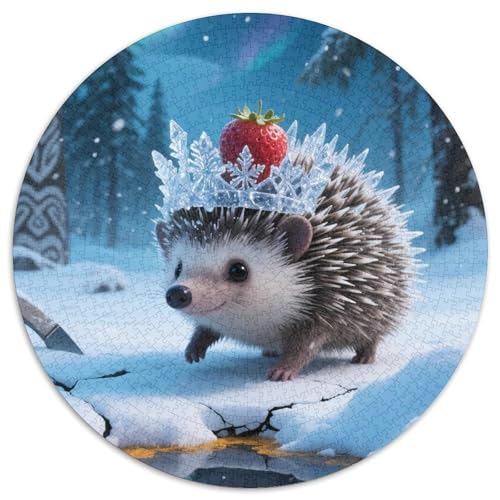 Miniatur Hedgehog 1000 Teile Puzzles-Geschenk Impossible Spiel Farbenfrohes Für Erwachsene Und Kinder 1000pcs (67.5x67.5cm) von BZZOLASP