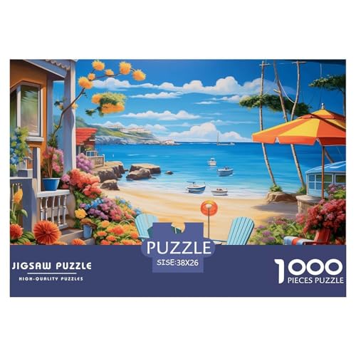 Mittelmeerblick 1000 Teile Puzzle Für Erwachsene Clever Rätsel Farbenfrohes Für Erwachsene Und Kinder 38x26cm/1000pcs Mittelmeerblick 1000 Teile Puzzle Für Erwachsene Clever Rätsel Farbenfrohes Für Erwachsene Und Kinder 38x26cm/1000pcs von BZZOLASP