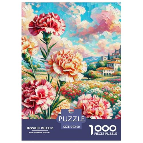 Nelken 1000 Stücke Landschaft Puzzle Für Erwachsene Farbenfrohes Clever Rätsel Für Erwachsene Und Kinder 70x50cm/1000pcs Nelken 1000 Stücke Landschaft Puzzle Für Erwachsene Farbenfrohes Clever Rätsel Für Erwachsene Und Kinder 70x50cm/1000pcs von BZZOLASP