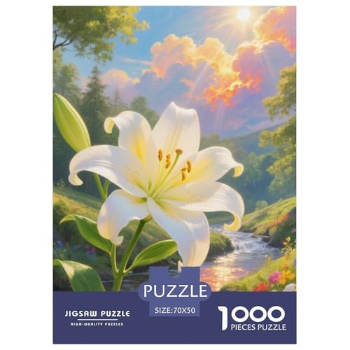 Nelken 1000 Teile Blumen Herausforderndes Puzzle Clever Rätsel Clever Rätsel Für Erwachsene Und Kinder 70x50cm/1000pcs von BZZOLASP