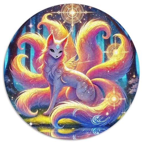 Neun-Schwanz-Fuchs 1000 Teile Neun-Schwanz-Fuchs Puzzles-Geschenk Farbenfrohes Für Erwachsene Und Kinder 1000pcs (67.5x67.5cm) von BZZOLASP