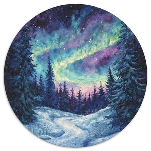 Nordlichter 1000 Teile Animation Puzzles-Geschenk Farbenfrohes Für Erwachsene Und Kinder 1000pcs (67.5x67.5cm) von BZZOLASP