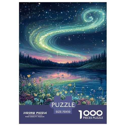 Nordlichter 1000 Teile Landschaft Aurora Papiernes Puzzle Farbenfrohes Clever Rätsel Für Erwachsene Und Kinder 70x50cm/1000pcs Nordlichter 1000 Teile Landschaft Aurora Papiernes Puzzle Farbenfrohes Clever Rätsel Für Erwachsene Und Kinder 70x50cm/1000pcs von BZZOLASP