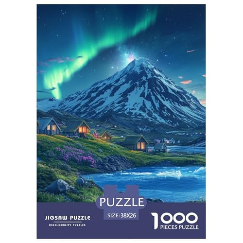 Nordlichter 1000 Teile Landschaft Aurora Puzzle Für Erwachsene Clever Rätsel Clever Rätsel Für Erwachsene Und Kinder 38x26cm/1000pcs Nordlichter 1000 Teile Landschaft Aurora Puzzle Für Erwachsene Clever Rätsel Clever Rätsel Für Erwachsene Und Kinder 38x26cm/1000pcs von BZZOLASP