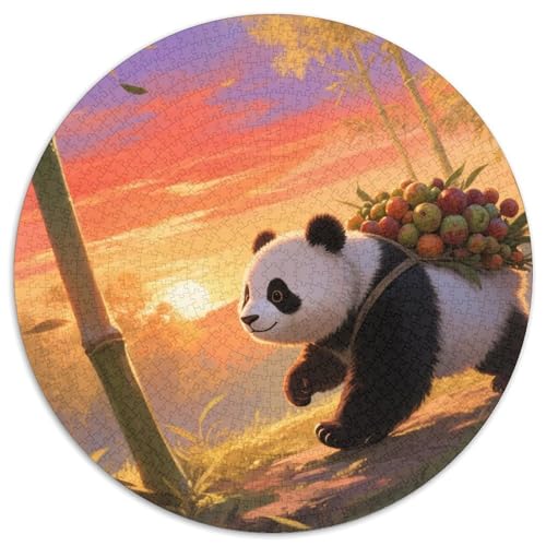 Panda 1000 Stück Wildtiere Jigsaw Puzzles Clever Rätsel Für Erwachsene Und Kinder 1000pcs (67.5x67.5cm) von BZZOLASP